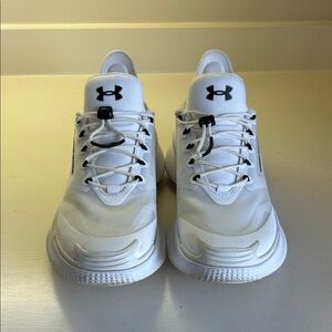 Under Armour HOVR White Slip-On Lace Toggle Sneakers